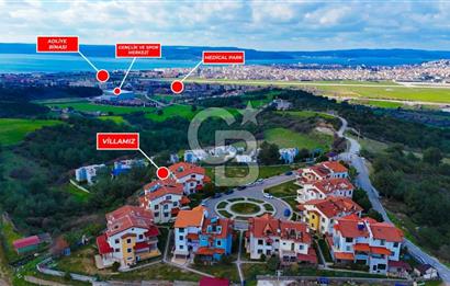 ÇANAKKALE MERKEZ BOĞAZ MANZARALI SATILIK 6+3 FORLEKS VİLLA