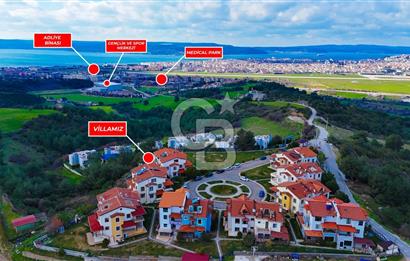 ÇANAKKALE MERKEZ BOĞAZ MANZARALI SATILIK 6+3 FORLEKS VİLLA