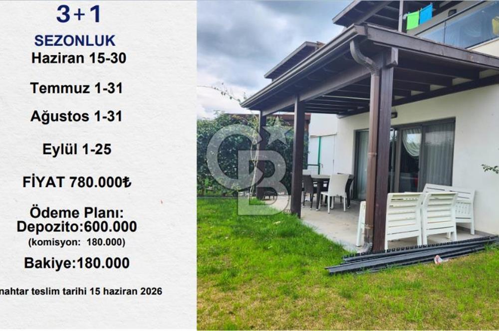 Bodrum Türkbükü’nde Sezonluk Kiralık Müstakil 3+1 Villa