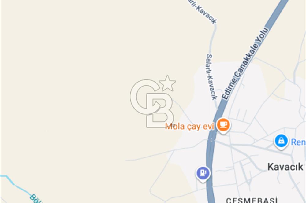 Edirne Uzunköprü Kavacıkta Yola Cephe 4.873 M2 Satılık Tarla