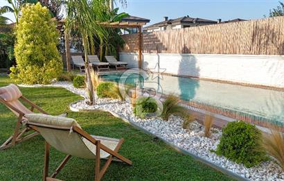 URLA KUŞÇULAR KİRALIK 5+2 ÖZEL TASARIM HAVUZLU MÜSTAKİL VİLLA