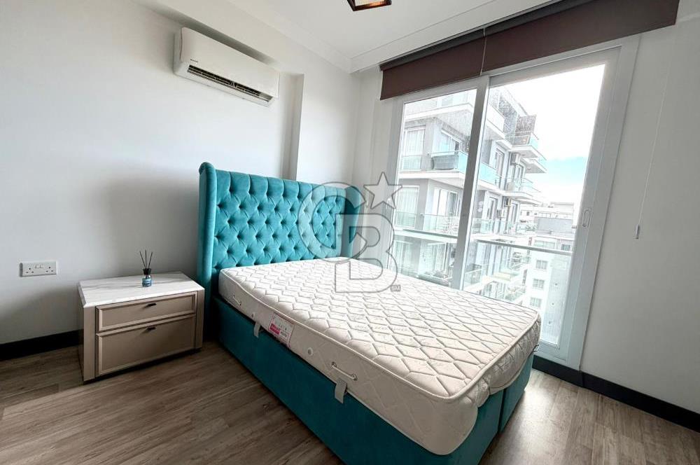 Kıbrıs Girne Merkez Kavanium Residence Türk Koçanlı Eşyalı Deniz Manzaralı 3+1 Satılık Daire