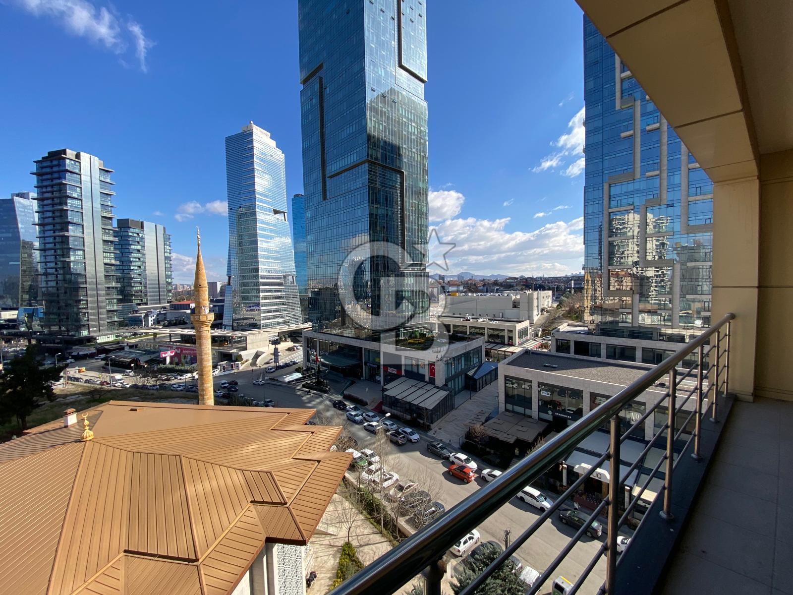 ÇUKURAMBAR-GREEN OFFICE 8.KAT FULL BALKON ve EKSTRALI 4,5+1 OFİS