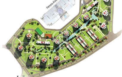 PARK ORAN KONUTLARI GÖL VE ORMAN MANZARALI , BALKONLU 3+1