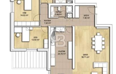 PARK ORAN KONUTLARI GÖL VE ORMAN MANZARALI , BALKONLU 3+1