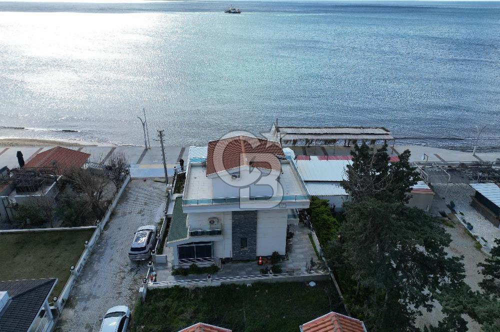 Özdere Çukuraltı Sahilinde Panoramik Deniz Manzarasına Sahip 3+1 Eşyalı Satılık Villa