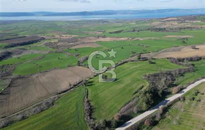 ÇANAKKALE KEMEL KÖYÜNDE BOĞAZ MANZARALI SATILIK 12 DÖNÜM TARLA