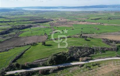 ÇANAKKALE KEMEL KÖYÜNDE BOĞAZ MANZARALI SATILIK 12 DÖNÜM TARLA