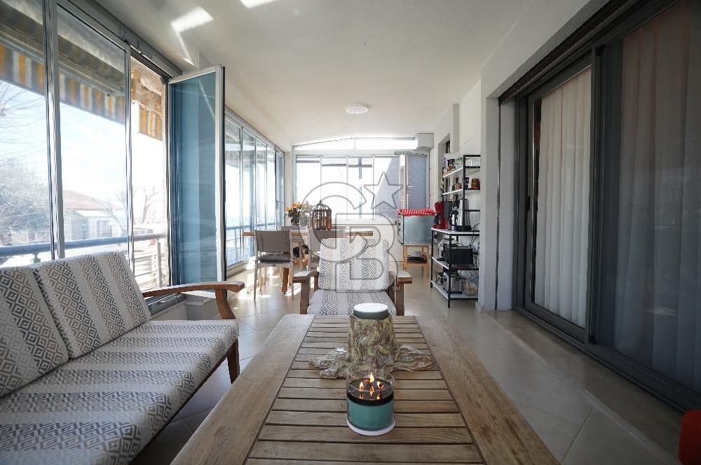 Özdere Çukuraltı Sahilinde Panoramik Deniz Manzarasına Sahip 3+1 Eşyalı Satılık Villa