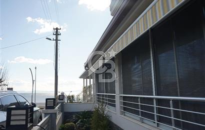 Özdere Çukuraltı Sahilinde Panoramik Deniz Manzarasına Sahip 3+1 Eşyalı Satılık Villa