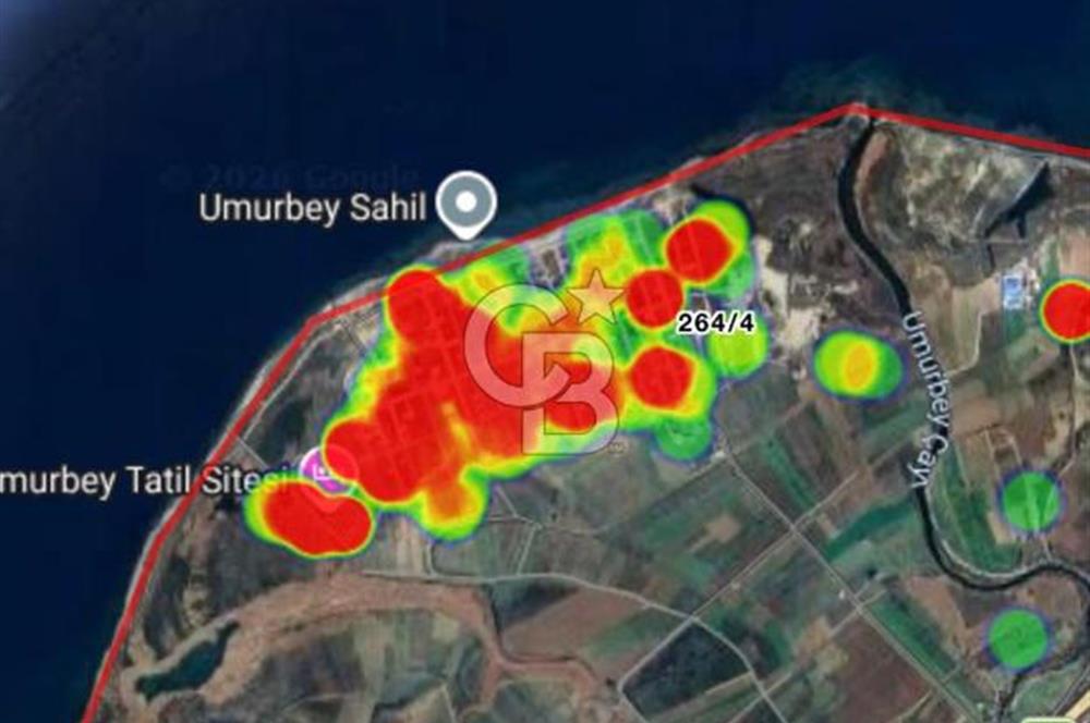ÇANAKKALE LAPSEKİ DENİZ KENARINDA VİLLA İMARLI SATILIK ARSA