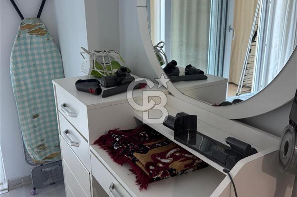 HURMA'DA HAVUZLU SİTE İÇİNDE EŞYALI 2+1 BAHÇELİ KİRALIK DAİRE