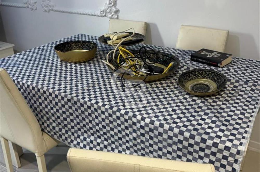 HURMA'DA HAVUZLU SİTE İÇİNDE EŞYALI 2+1 BAHÇELİ KİRALIK DAİRE