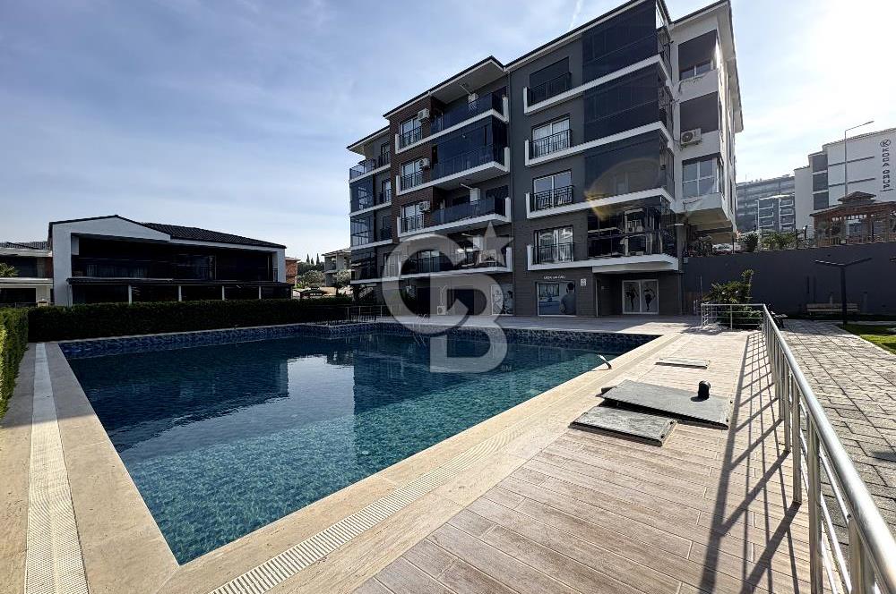 Değirmenderede Ebeveyn Banyolu Havuzlu Donanımlı Site İçinde 2+1