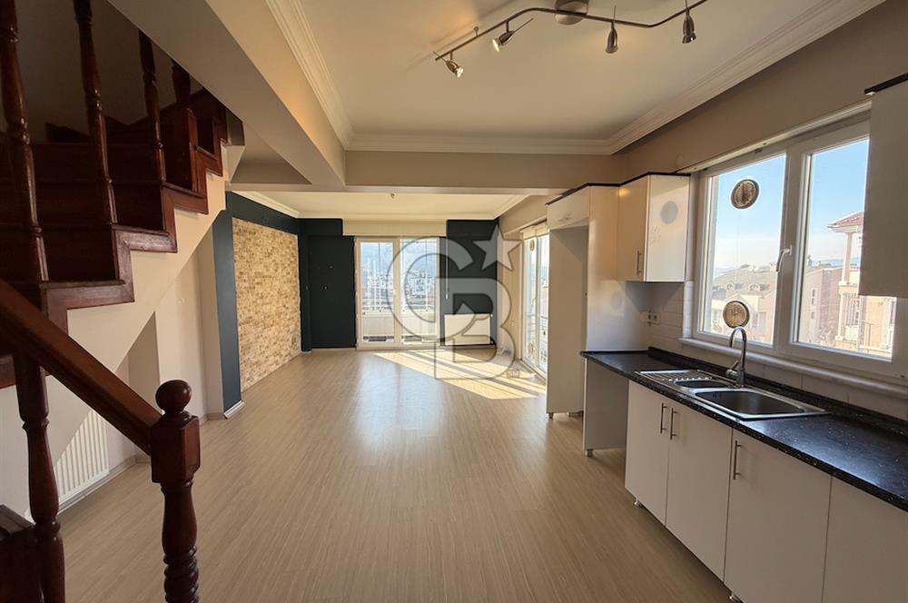 KREDİYE UYGUN DEĞİRMENDERE TOPÇULAR'DA 3+1 ÇATI DUBLEKS DAİRE.