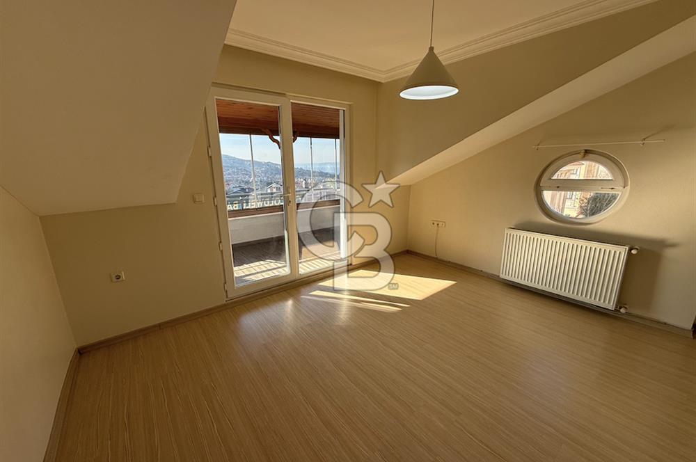 KREDİYE UYGUN DEĞİRMENDERE TOPÇULAR'DA 3+1 ÇATI DUBLEKS DAİRE.