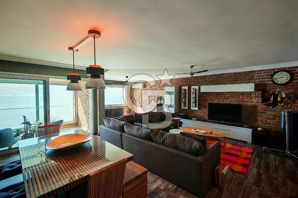 Karşıyaka Yalısı Full Deniz Manzaralı Kilerli 3+1 Kiralık Daire