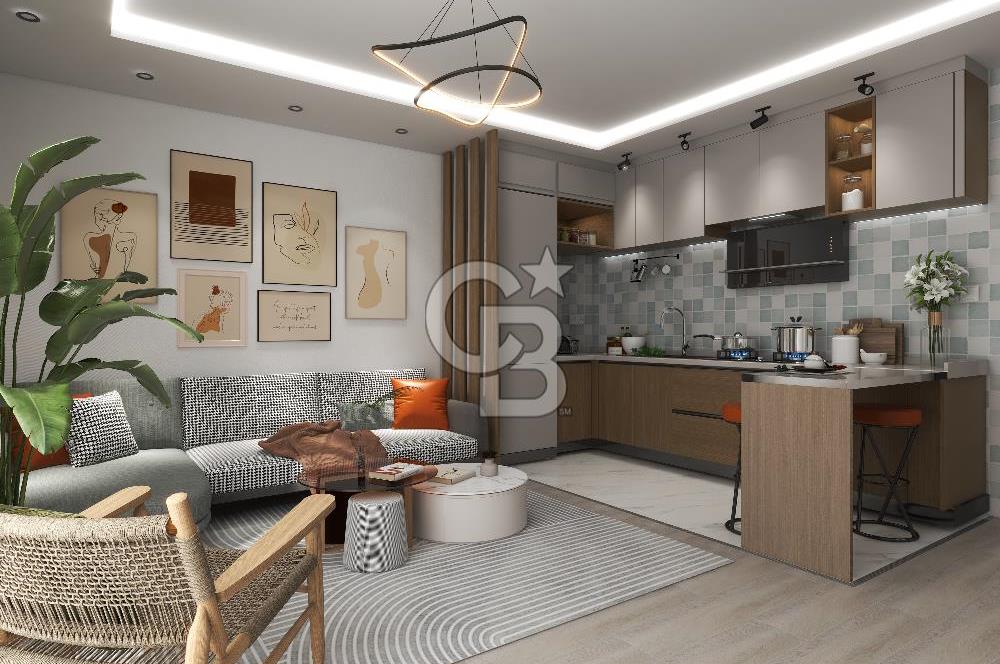 Gamka MONO Projesi - Yatırım Fırsatı - 1+1 Satılık Daire