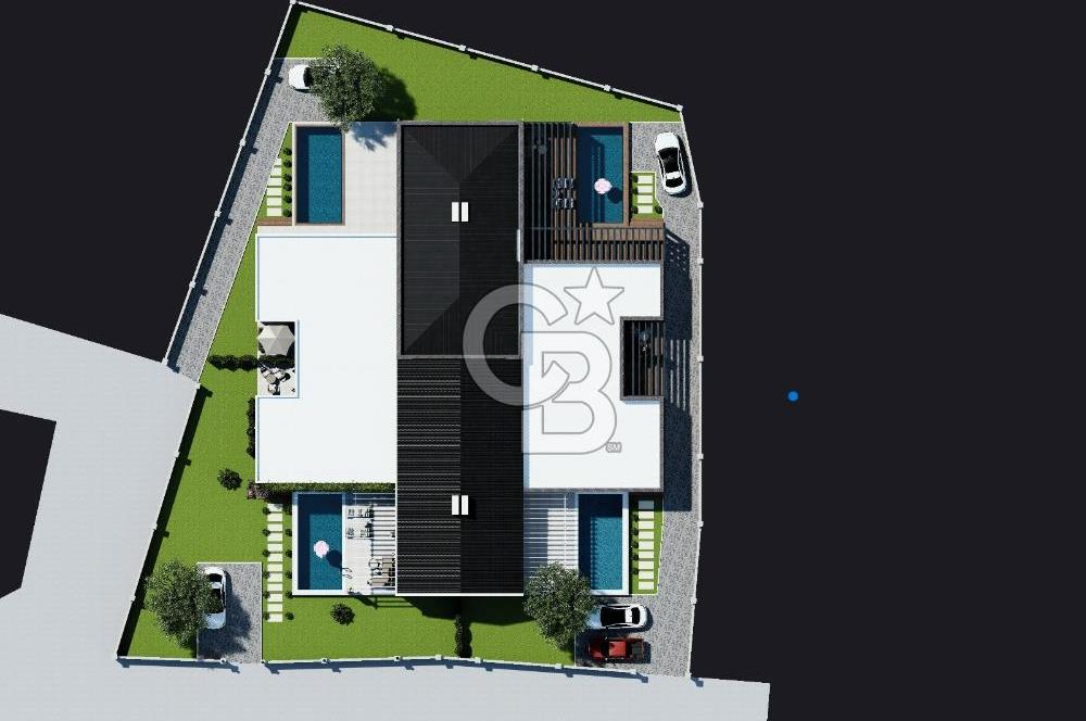 Urla Kuşçular 500 M2 Arsa İçinde Tek Katlı Satılık Lüks Villa