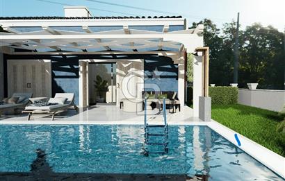 Urla Kuşçular 500 M2 Arsa İçinde Tek Katlı Satılık Lüks Villa