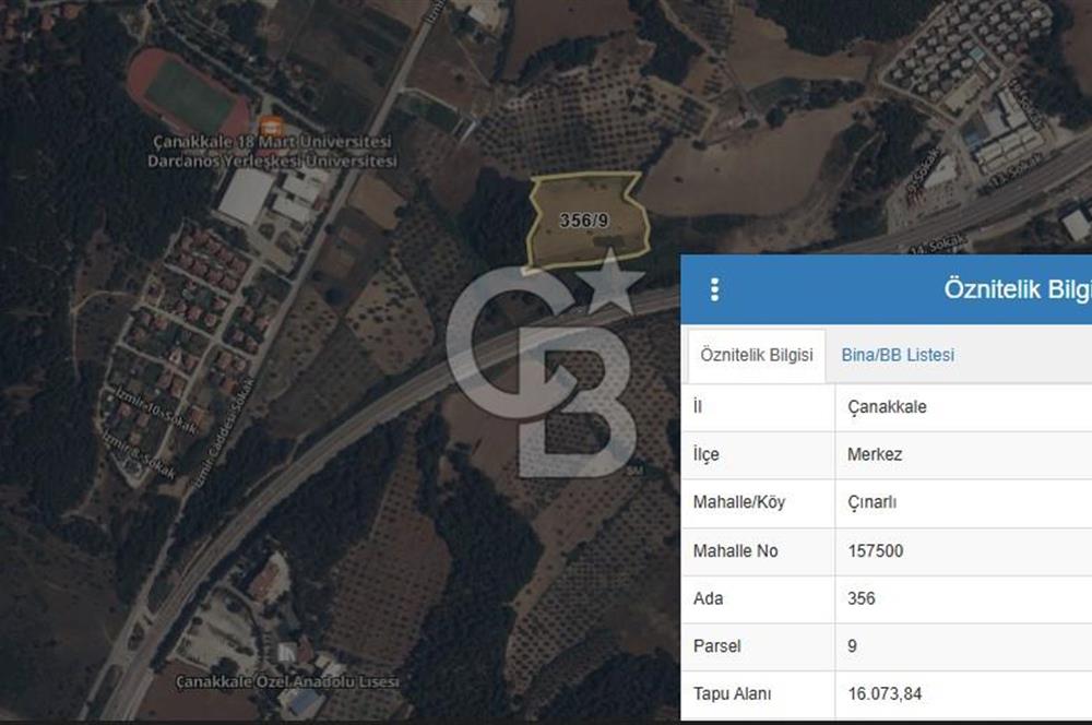 ÇANAKKALE MERKEZ ÇINARLI BOĞAZ GÖREN SATILIK KOOPERATİF HİSSESİ