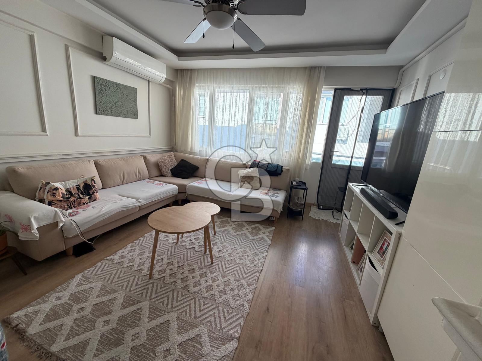 GÜZELYALI PARKINA 1 DAKİKA MESAFEDE BAKIMLI DOĞALGAZLI DAİRE