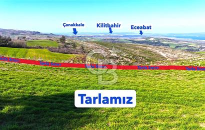 Çanakkale Kızılkeçilide Full Boğaz ve Köprü Manzaralı Tarla