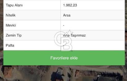 CB VİZYON BÜŞRA ERGÜL DEN ÇUBUK KIZILCA MAHALLESİNDE ARSA