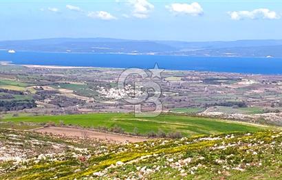 Çanakkale Kızılkeçilide Full Boğaz ve Köprü Manzaralı Tarla