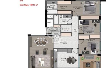 Ferra West Batıkentte Satılık Bahçe Kullanımlı Sıfır Daire