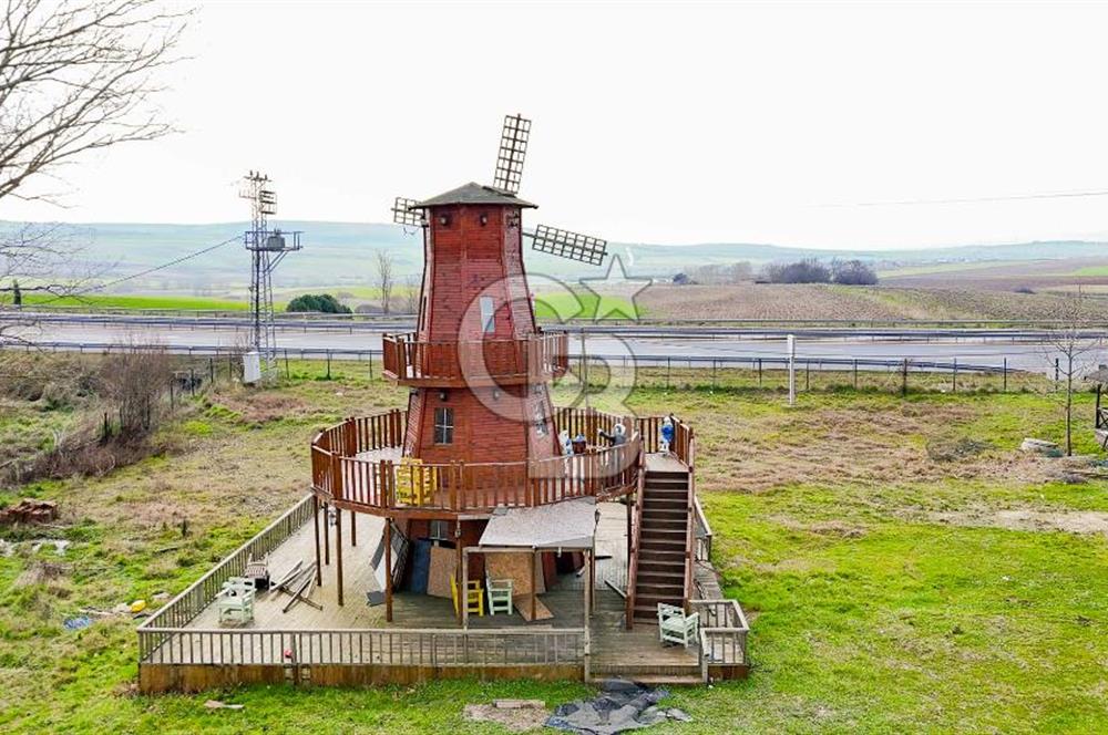 ÇATALCA ÖRCÜNLÜ’DE 39.000 m² YATIRIMLIK ARAZİ – VİLLA VE RESTAURANT TESİSLİ