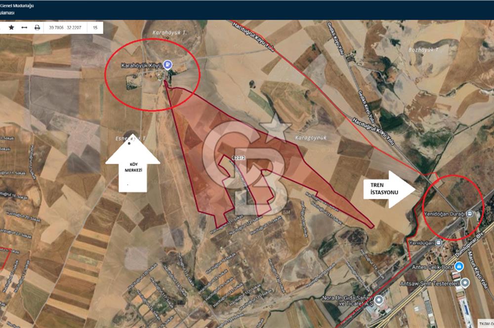 CB ALWAYS'DEN POLATLI HACITUĞRUL'DA ESKİŞEHİR YOLU ÜZERİ TARLA