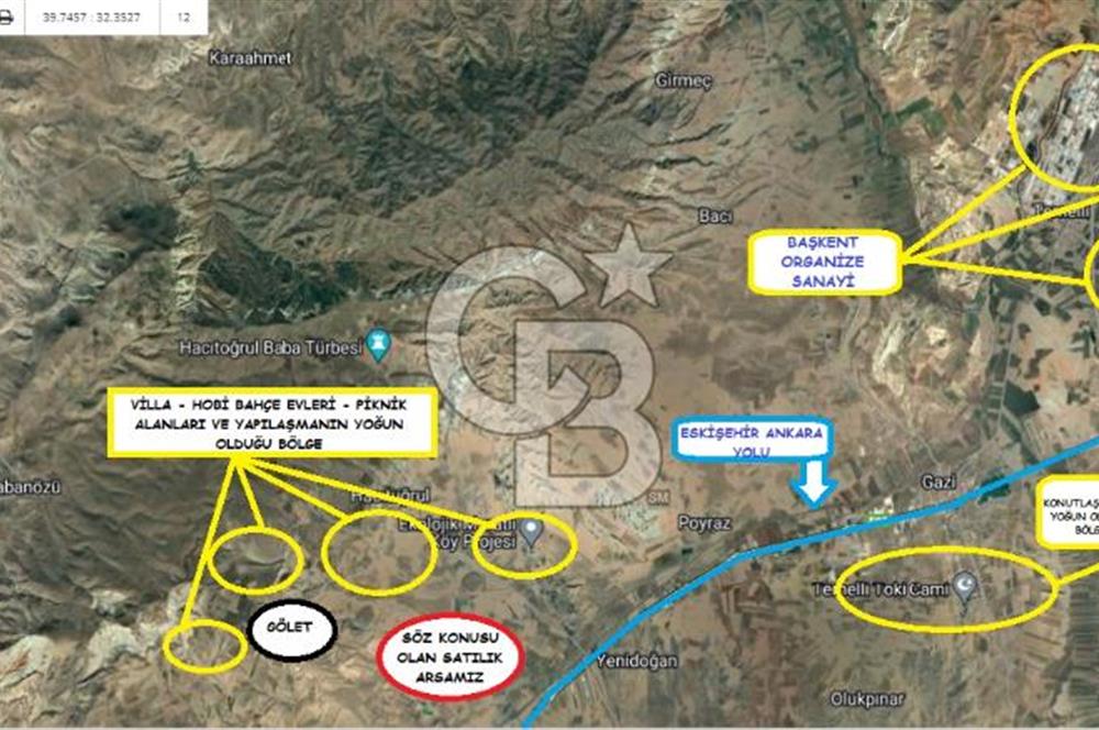 CB ALWAYS'DEN POLATLI HACITUĞRUL'DA ESKİŞEHİR YOLU ÜZERİ TARLA