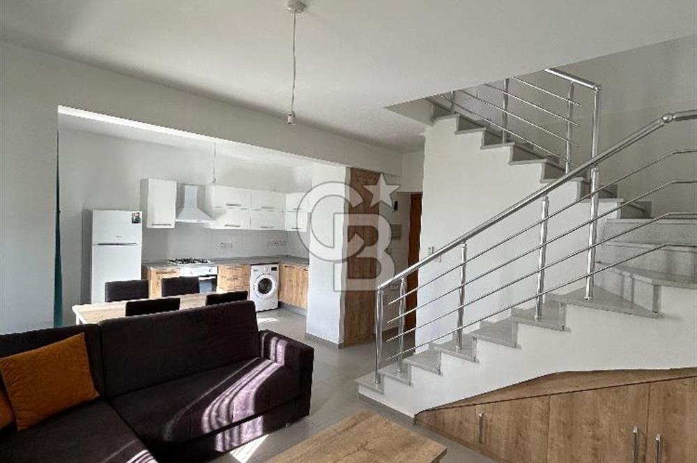 K. Kaymaklıda Kiralık Full Eşyalı 2+1 Dubleks Daire !!!