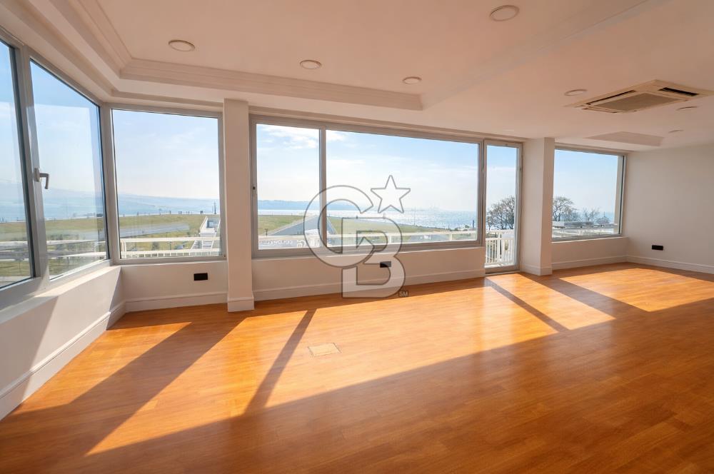 KABATAŞ, SETÜSTÜ'NDE DENİZ ,BOĞAZ ,YARIMADA MANZARALI 4+1 OFİS