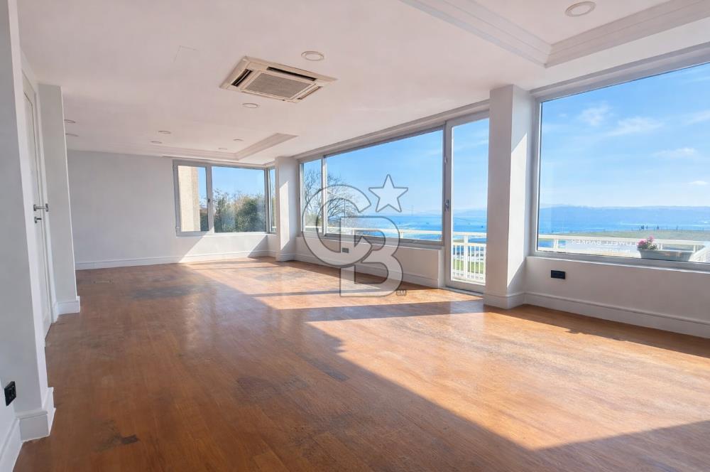 KABATAŞ, SETÜSTÜ'NDE DENİZ ,BOĞAZ ,YARIMADA MANZARALI 4+1 OFİS