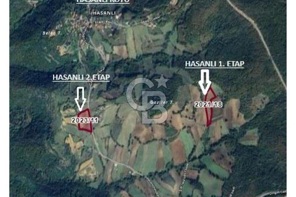 ŞİLE HASANLI'DA 500 M2 TURİZM AMAÇLI VİLLA İMARLI ARSA