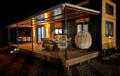 AYVALIKTA FULL DONANIM LÜX TINY HOUSE + 200 m² ARSA FIRSATI