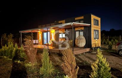 AYVALIKTA FULL DONANIM LÜX TINY HOUSE + 200 m² ARSA FIRSATI