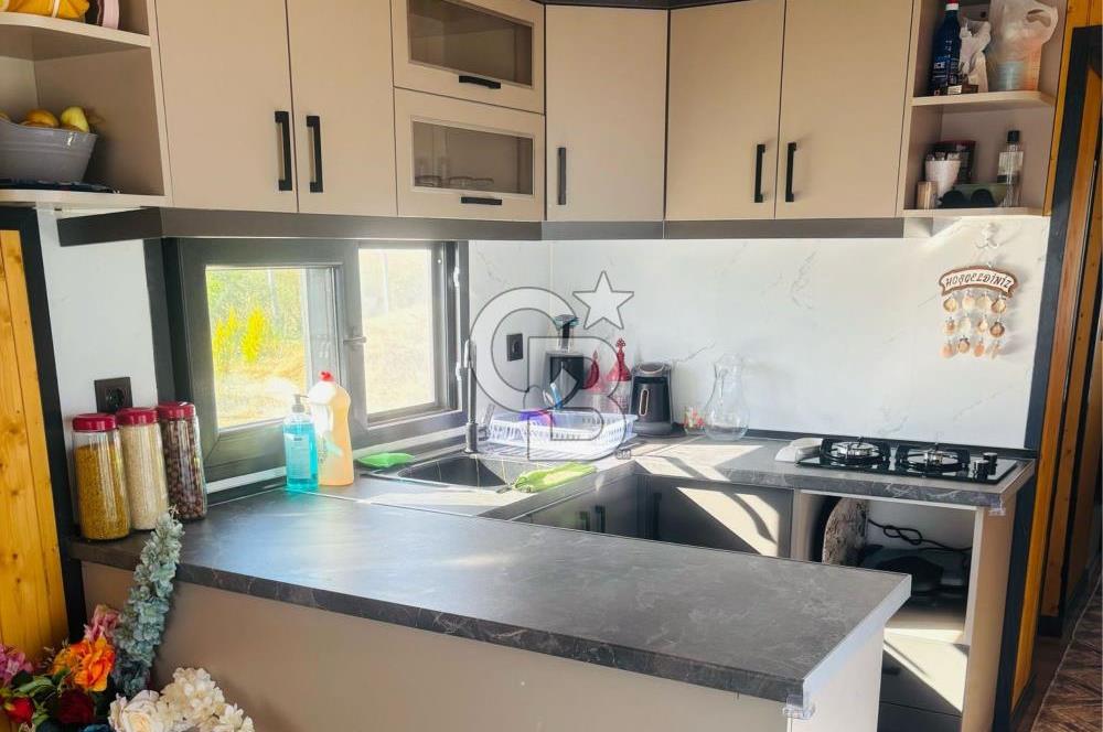 AYVALIKTA FULL DONANIM LÜX TINY HOUSE + 200 m² ARSA FIRSATI