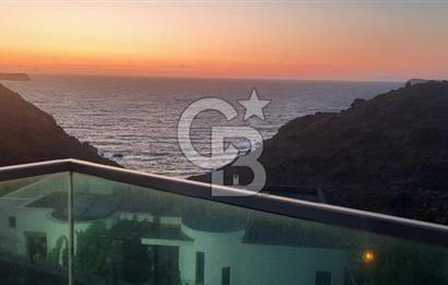 BODRUM GÜMÜŞLÜK ASKO SİTESİNDE DENİZ MANZARALI DUBLEX LÜKS VİLLA