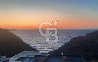 BODRUM GÜMÜŞLÜK ASKO SİTESİNDE DENİZ MANZARALI DUBLEX LÜKS VİLLA