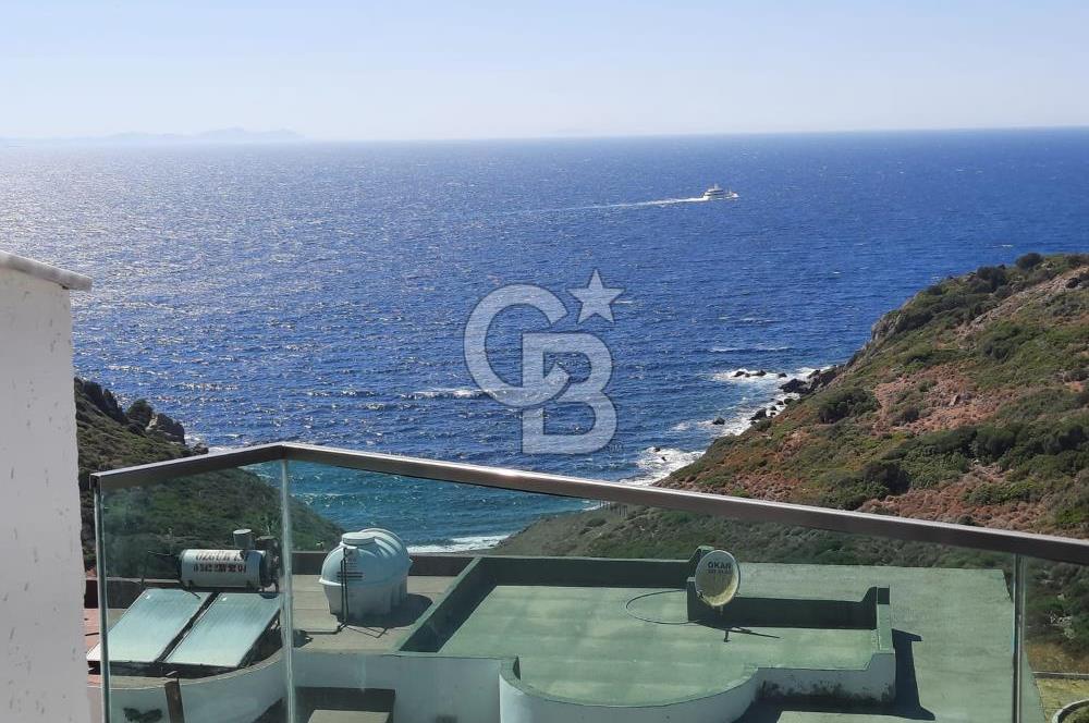 BODRUM GÜMÜŞLÜK ASKO SİTESİNDE DENİZ MANZARALI DUBLEX LÜKS VİLLA
