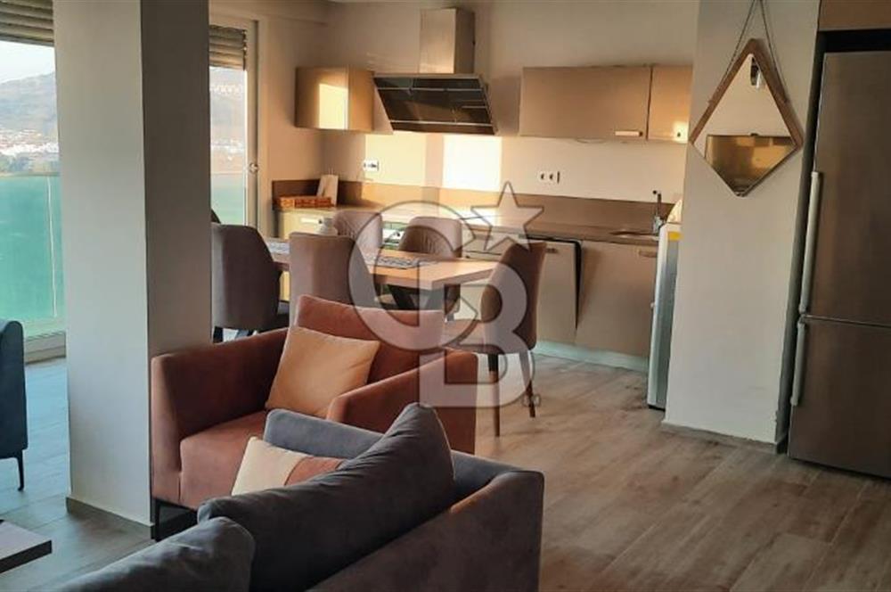 BODRUM GÜMÜŞLÜK ASKO SİTESİNDE DENİZ MANZARALI DUBLEX LÜKS VİLLA