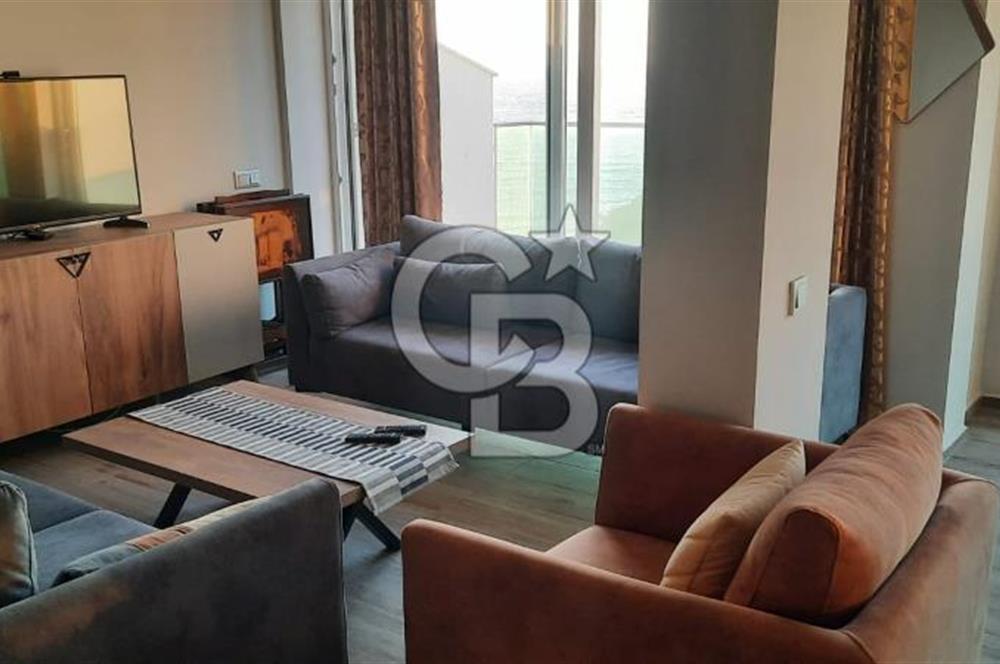 BODRUM GÜMÜŞLÜK ASKO SİTESİNDE DENİZ MANZARALI DUBLEX LÜKS VİLLA