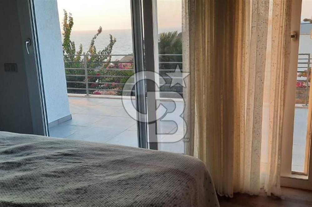 BODRUM GÜMÜŞLÜK ASKO SİTESİNDE DENİZ MANZARALI DUBLEX LÜKS VİLLA
