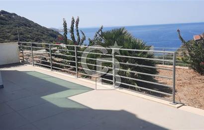 BODRUM GÜMÜŞLÜK ASKO SİTESİNDE DENİZ MANZARALI DUBLEX LÜKS VİLLA