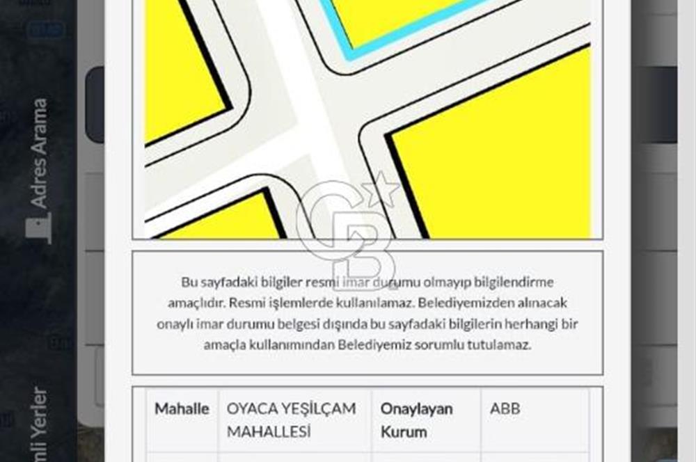 Coldwell Banker Vizyon Oyaca'da İmarlı Arsa