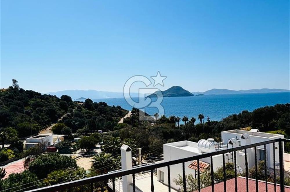 Bodrum Gümüşlük Kadıkalesi Eşsiz Manzaralı SATILIK Tripleks Villa