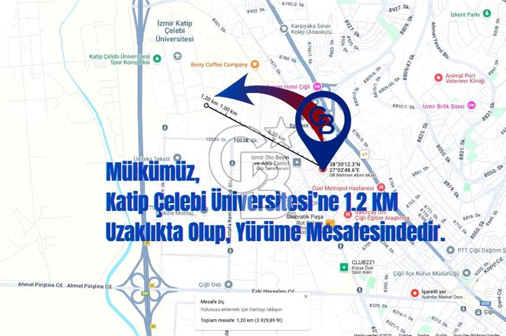Çiğli Merkezde Tramvay & İZBAN Yakını Eşyalı Kiralık 1+1 Daire
